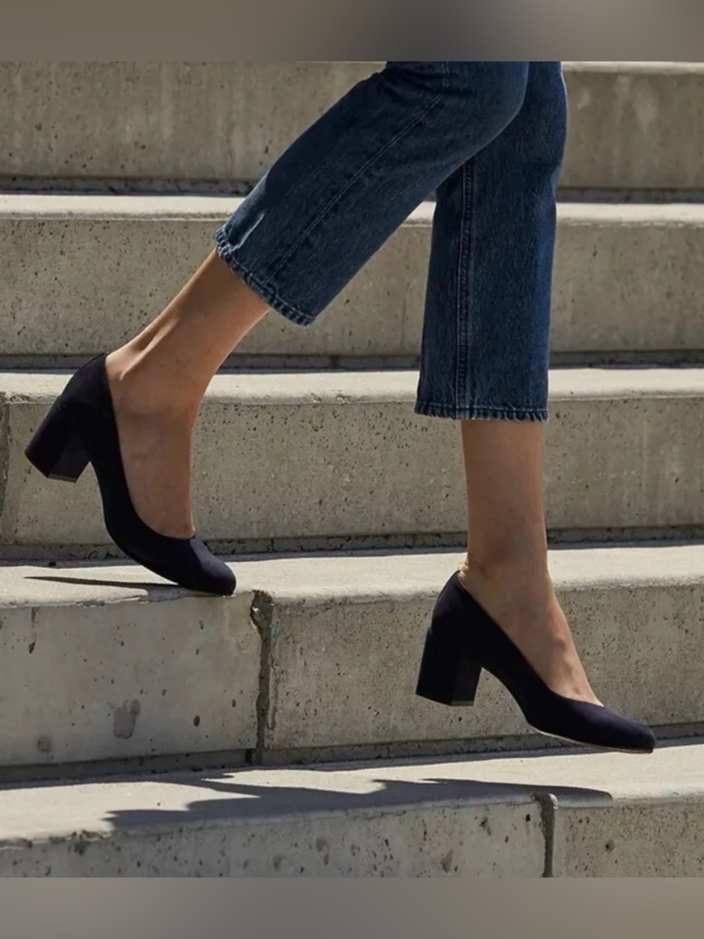 Margaux The Heel 38.5 Narrow - Black Suede
